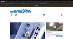 Desktop Screenshot of abruzzo24ore.tv